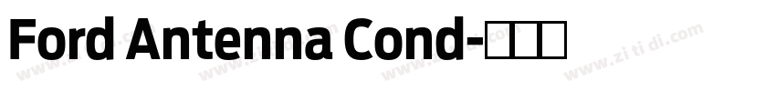 Ford Antenna Cond字体转换 Ford Antenna Cond字体转换